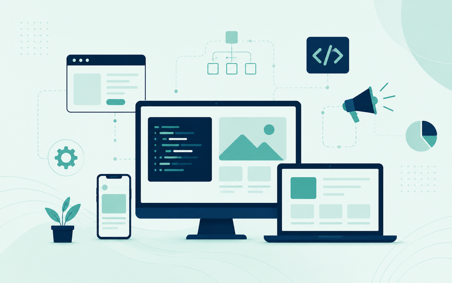 Technology company — full digital build